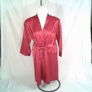 Red Satin Short Robe